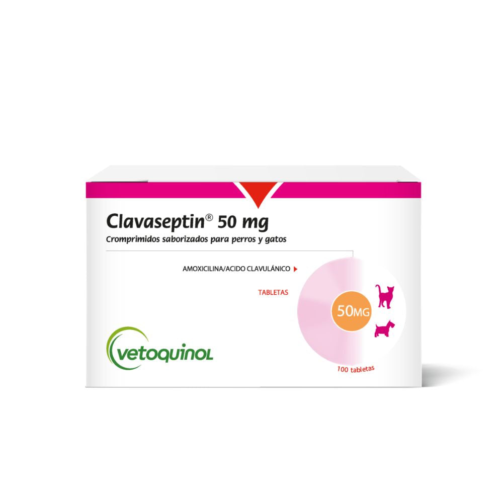 Clavaseptin 50 mg 10 tabletas