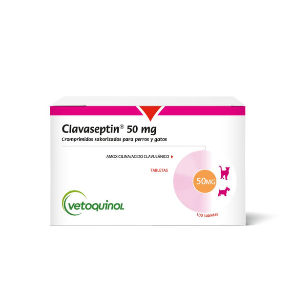 Clavaseptin 50 mg 10 tabletas