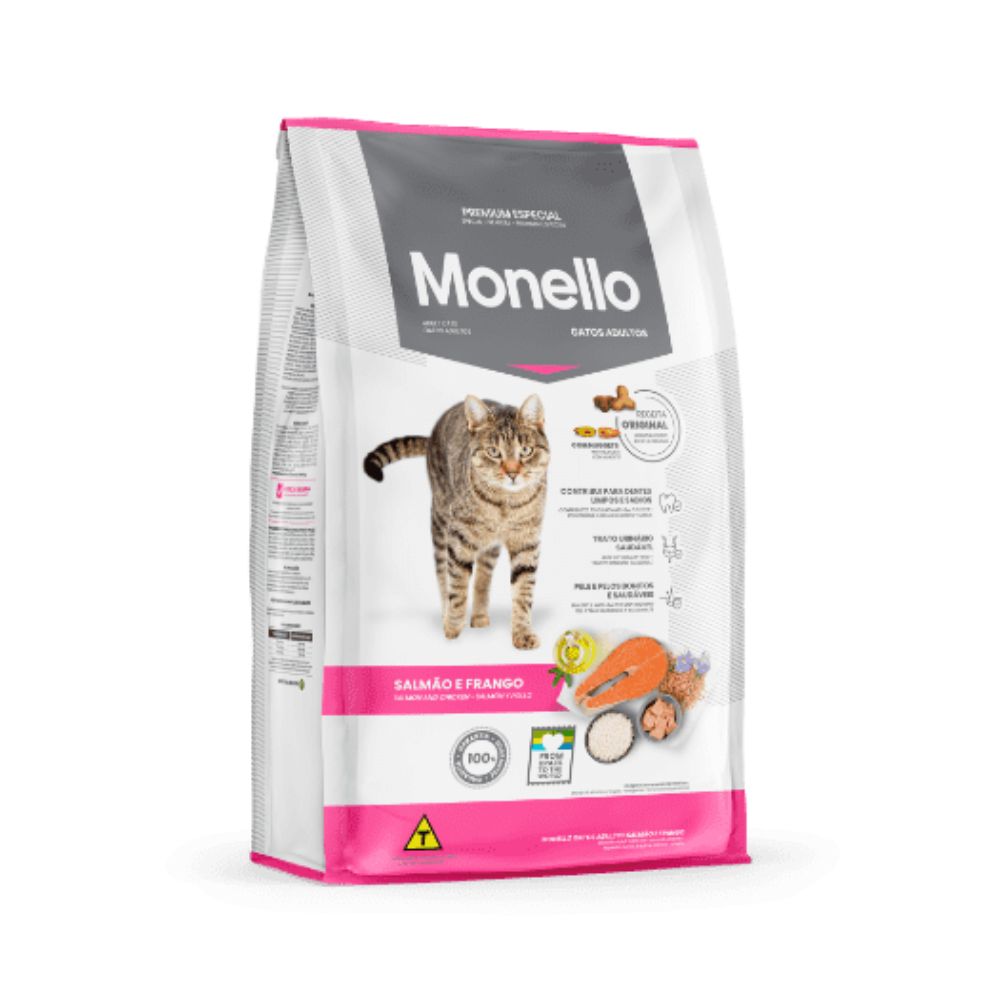 Alimento Para Gato Adulto Monello Salmon Y Pollo