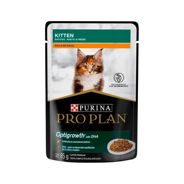 Alimento húmedo para gatitos Pro Plan Kitten pollo 85 gr