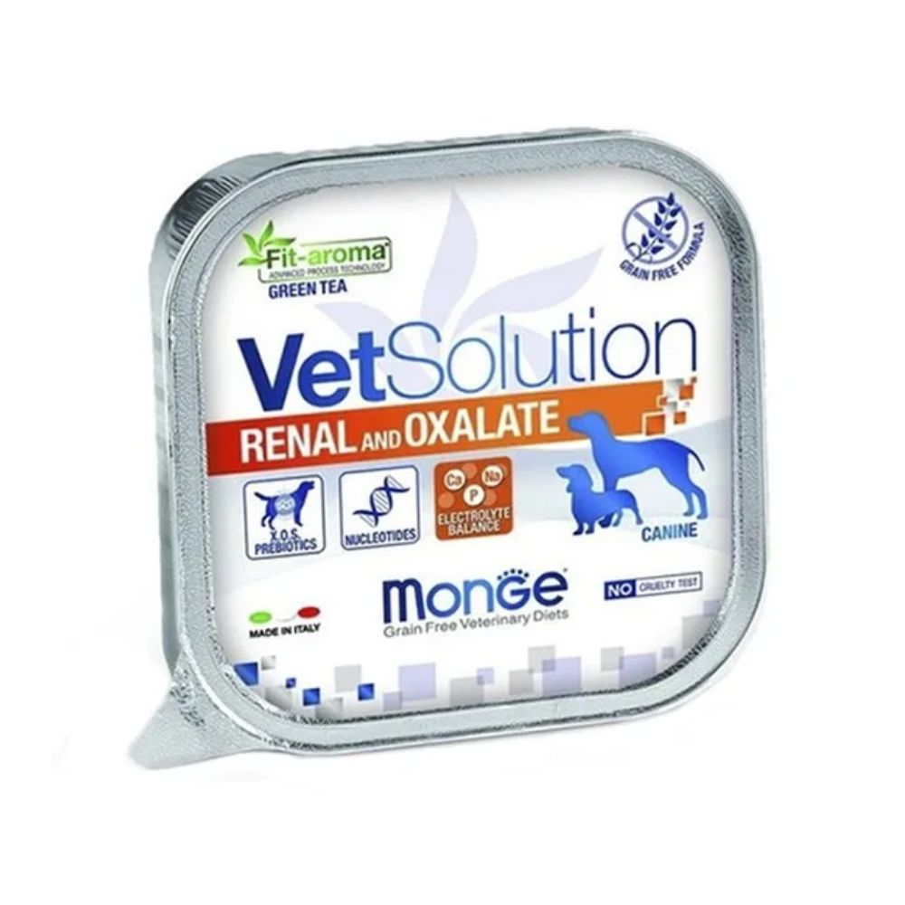 Alimento húmedo para Perro Pate Monge Vet solution Renal y Oxalate 150 Gr