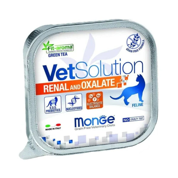 Alimento húmedo para Gato Pate Monge Vet solution Renal y Oxalate 100 Gr