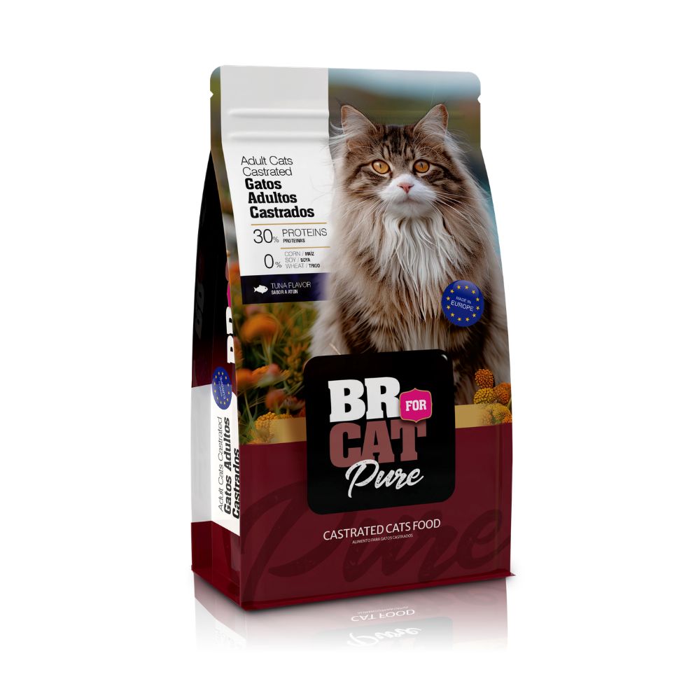 Alimento para gatos BR adultos Castrados Atun