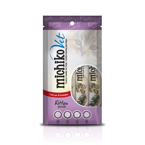 Alimento Humedo Para Gatos Michiko Vet x4 Sachets Kitten