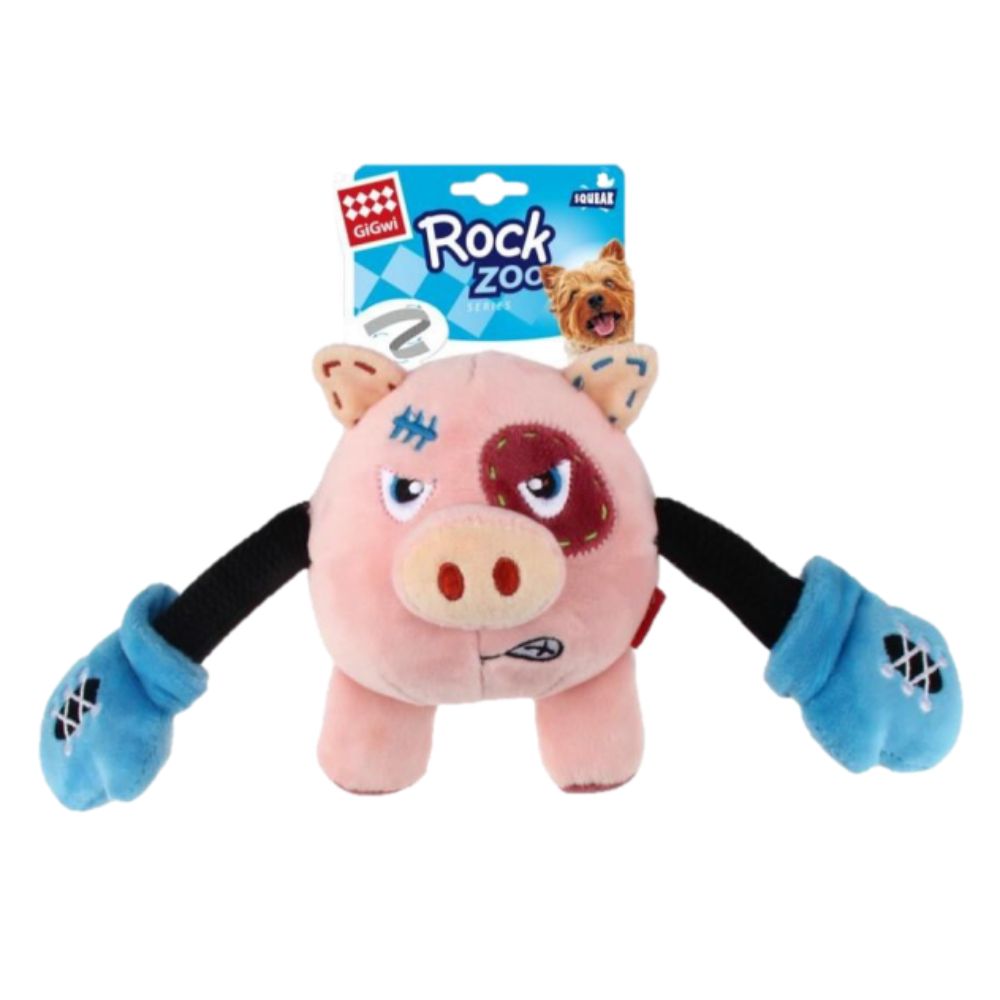 Juguete Con Sonido Para Perro King Boxer Pig Talla S
