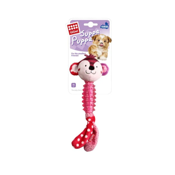Juguete Con Sonido Para Perro Cachorro Suppa Puppa Monkey Talla Xs
