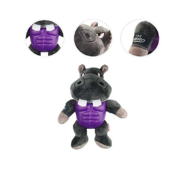 Juguete Para Perro Peluche Heroe Hipopotamo
