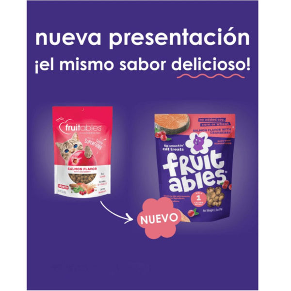 Snack Cat Fruitables Salmon y Arandanos 70 Gr