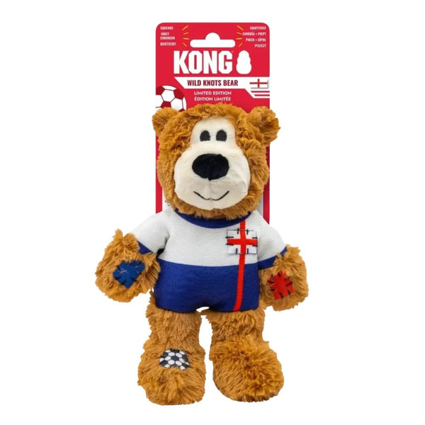 Kong juguete Peluche Para Perro Oso Mundialista Inglaterra