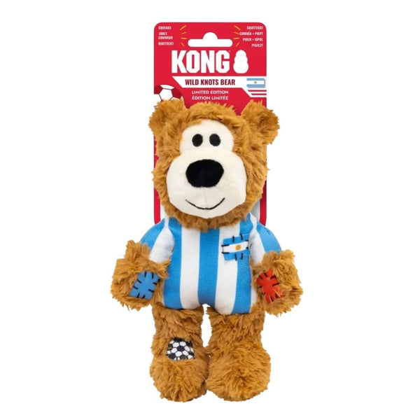 Kong juguete Peluche Para Perro Oso Mundialista Argentina