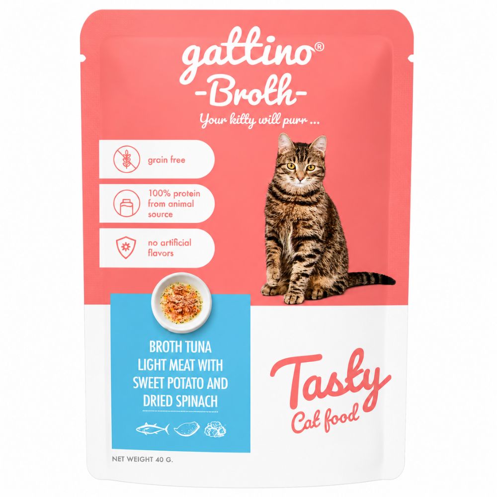 Alimento Húmedo Para Gato Gattino Broth Tasty Atún
