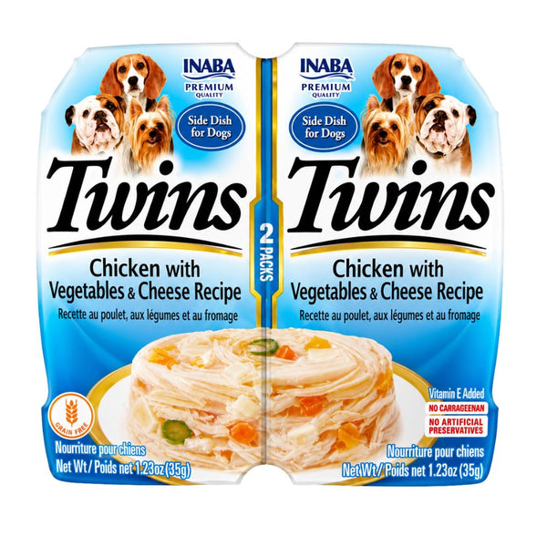 Alimento Humedo Para Perro Inaba Twins Pollo Vegetales Y Queso