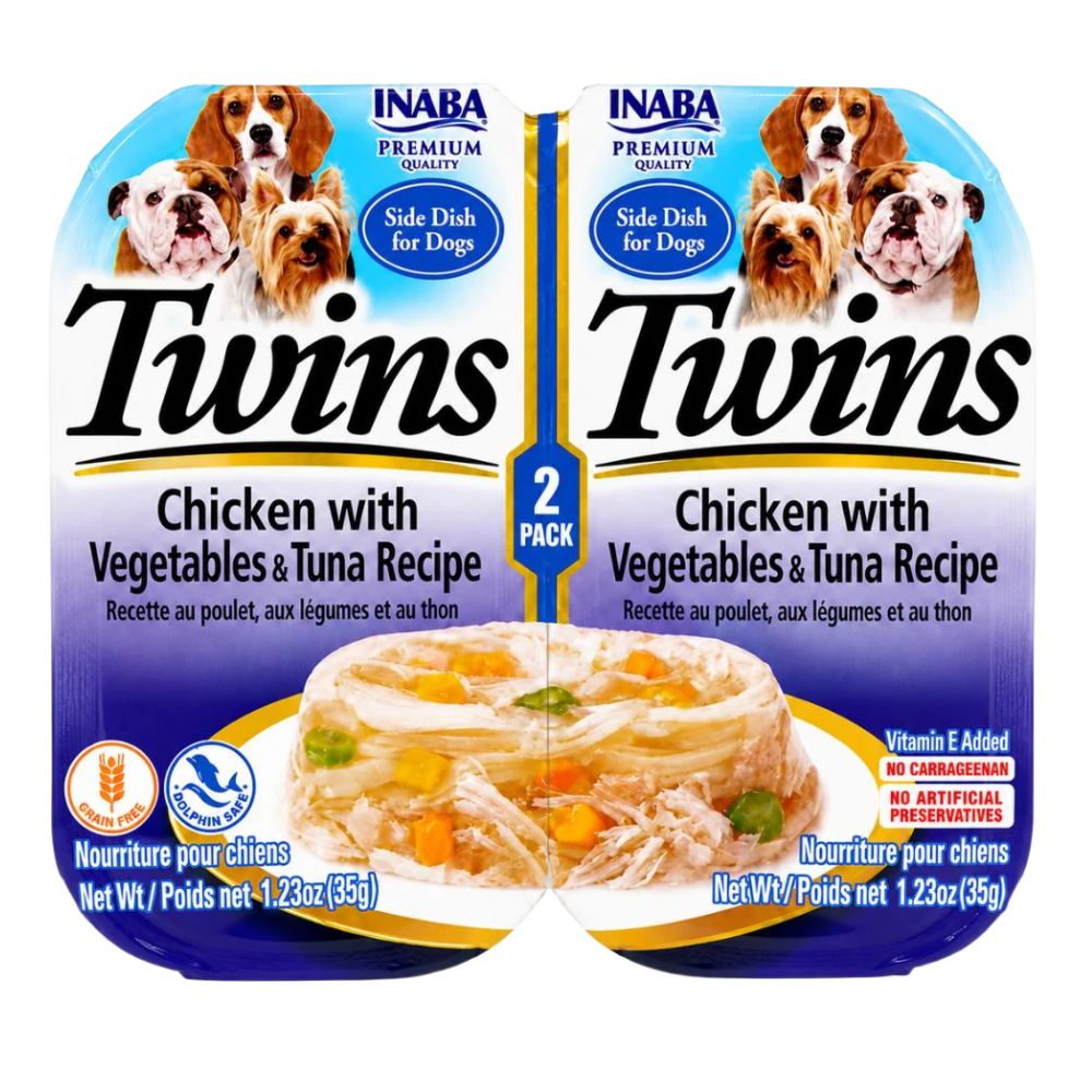 Alimento Humedo Para Perro Inaba Twins Pollo Vegetales Y Atun