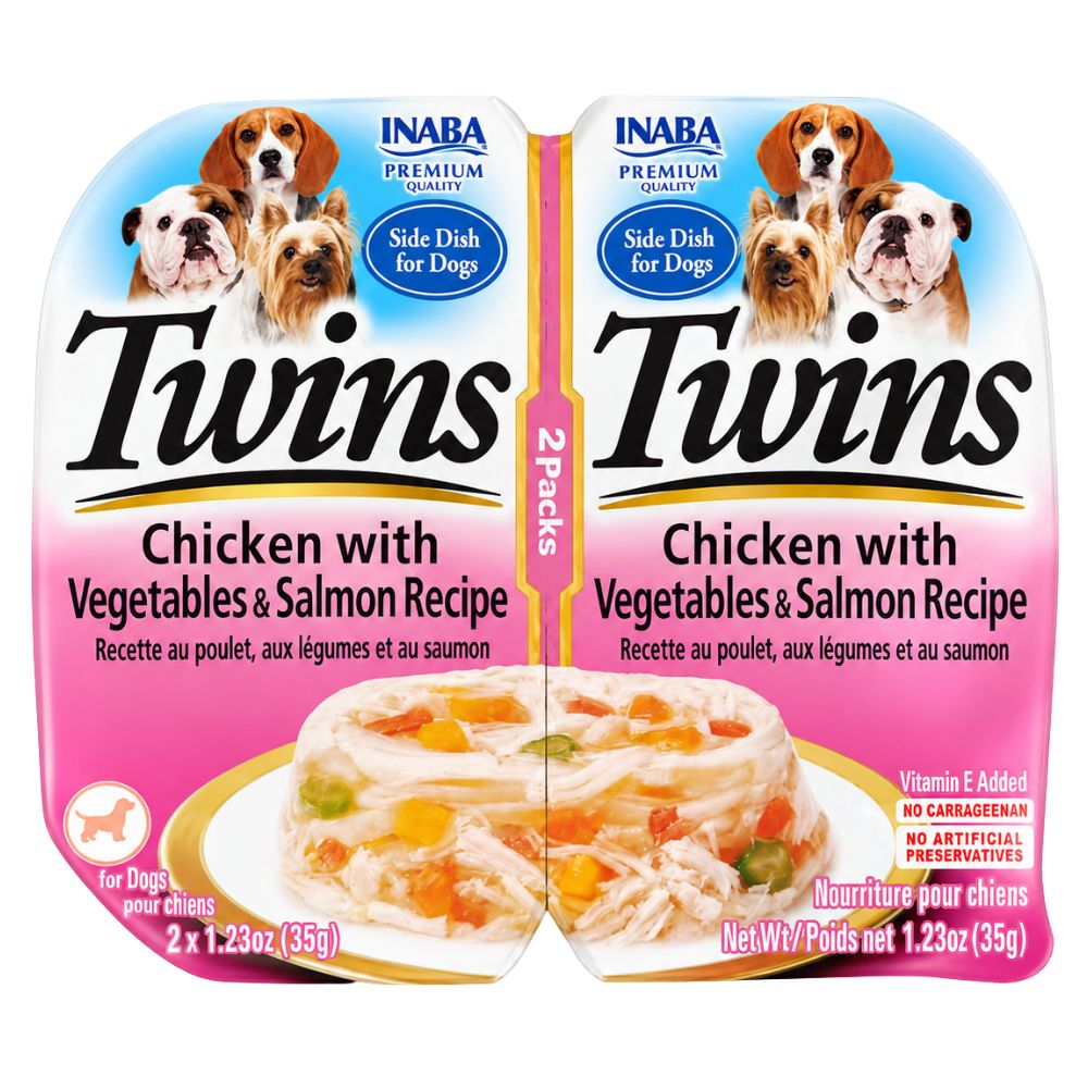 Alimento Humedo Para Perro Inaba Twins Pollo Vegetales Y Salmon