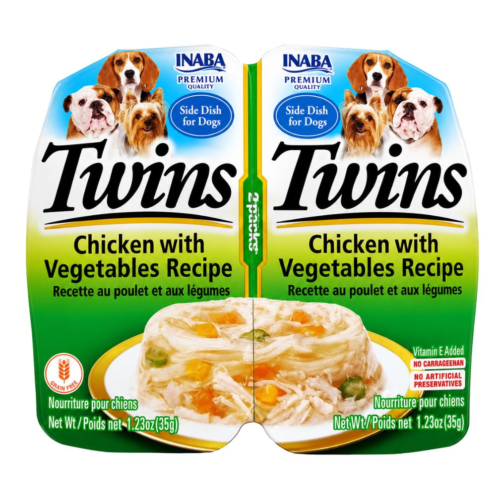 Alimento Humedo Para Perro Inaba Twins Pollo Y Vegetales