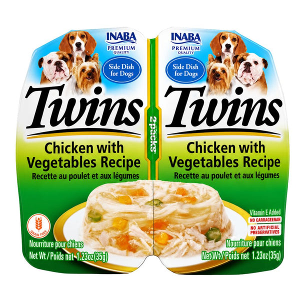 Alimento Humedo Para Perro Inaba Twins Pollo Y Vegetales