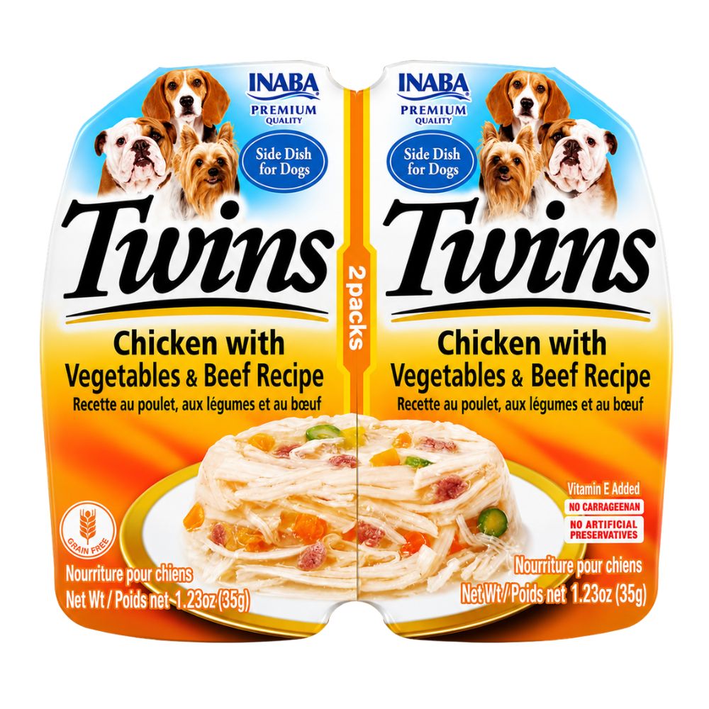 Alimento Humedo Para Perro Inaba Twins Pollo Vegetales Y Carne