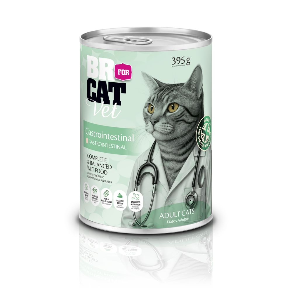 Alimento Húmedo Para Gato Br Vet Gastrointestinal 395gr