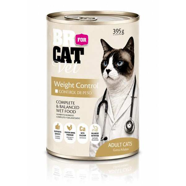 Alimento Húmedo Para Gato Br Vet Weight Control 395gr