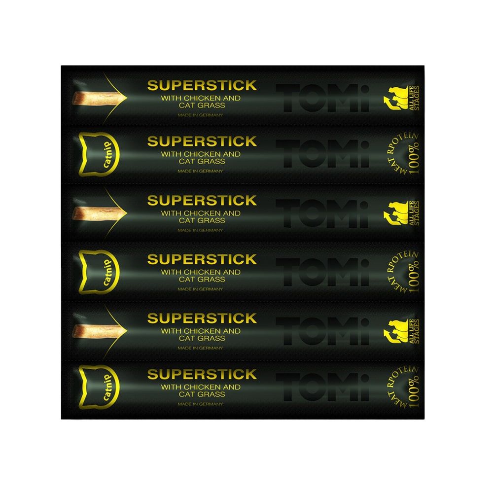 Snack Para Gato Tomi Sticks Pollo Y Catnip x 6 und