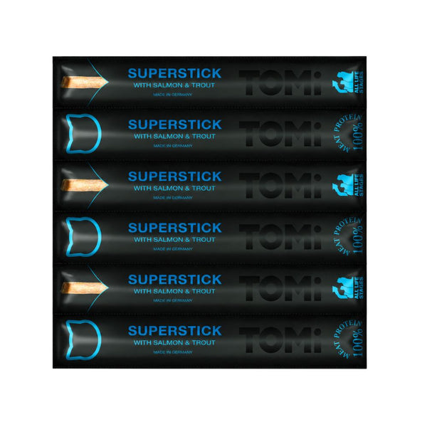 Snack Para Gato Tomi Sticks Salmon Y Trucha x 6 und