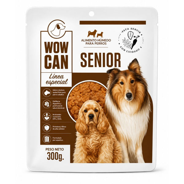 Alimento Húmedo Para Perros Wow Can Senior 300gr