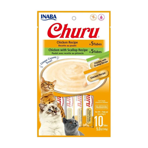 Churu Snack Gatos Pollo De 10 Unidades