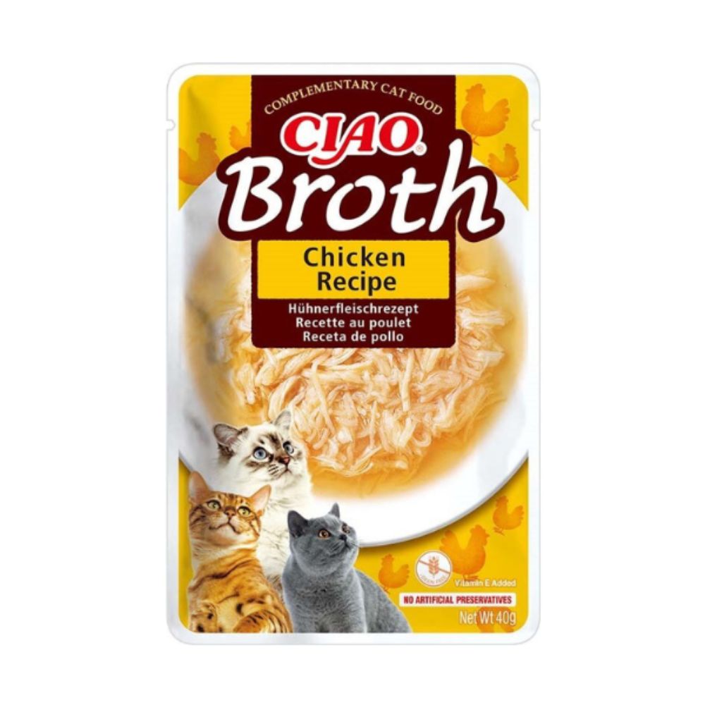 Churu Snack Broth Gato Pollo 40 Gramos