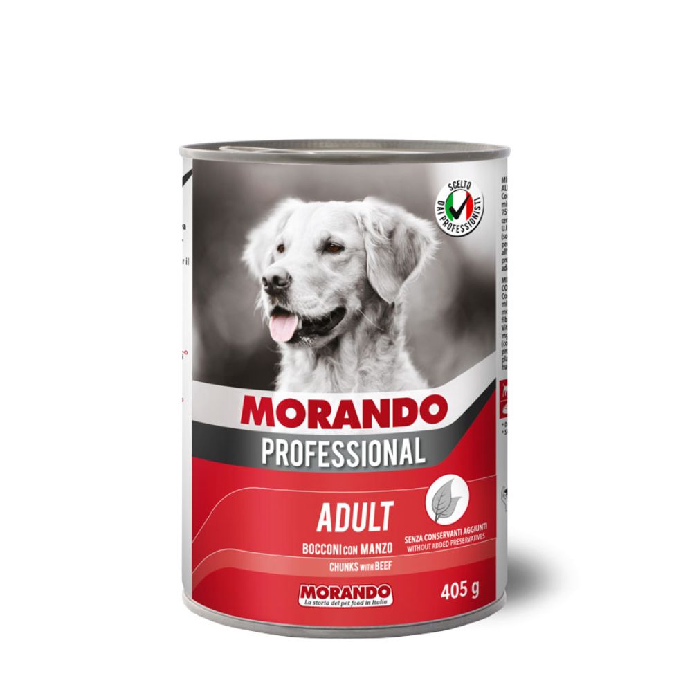 Alimento Humedo para Perro Morando Trozos De Carne 405 Gr