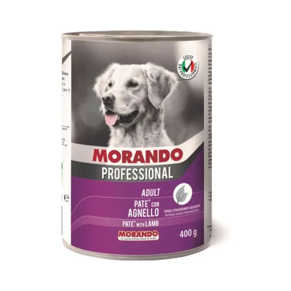 Alimento Humedo para Perro Morando Pate cordero 400 Gr