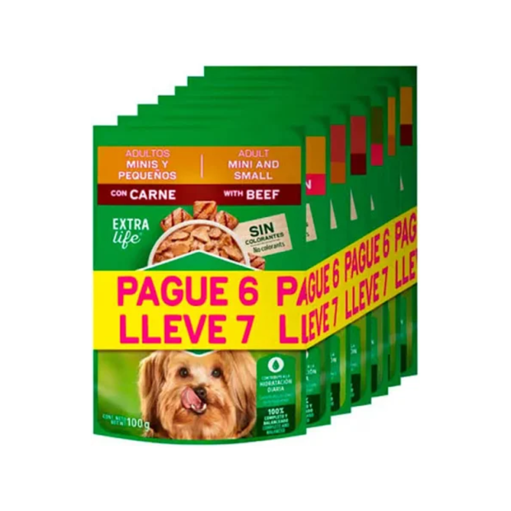Alimento Húmedo Para Perro Dog Chow Adulto Minis y Pequeños Pague 6 lleve 7