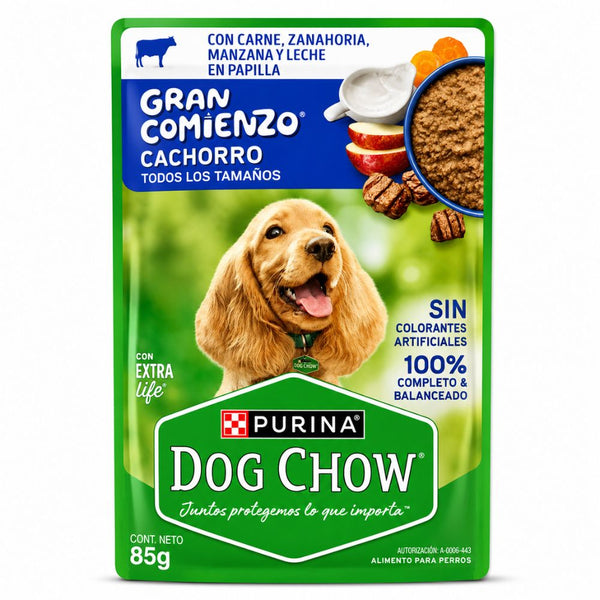 Alimento Húmedo Para Perro Cachorro Dog Chow Puppy Carne 85 gr
