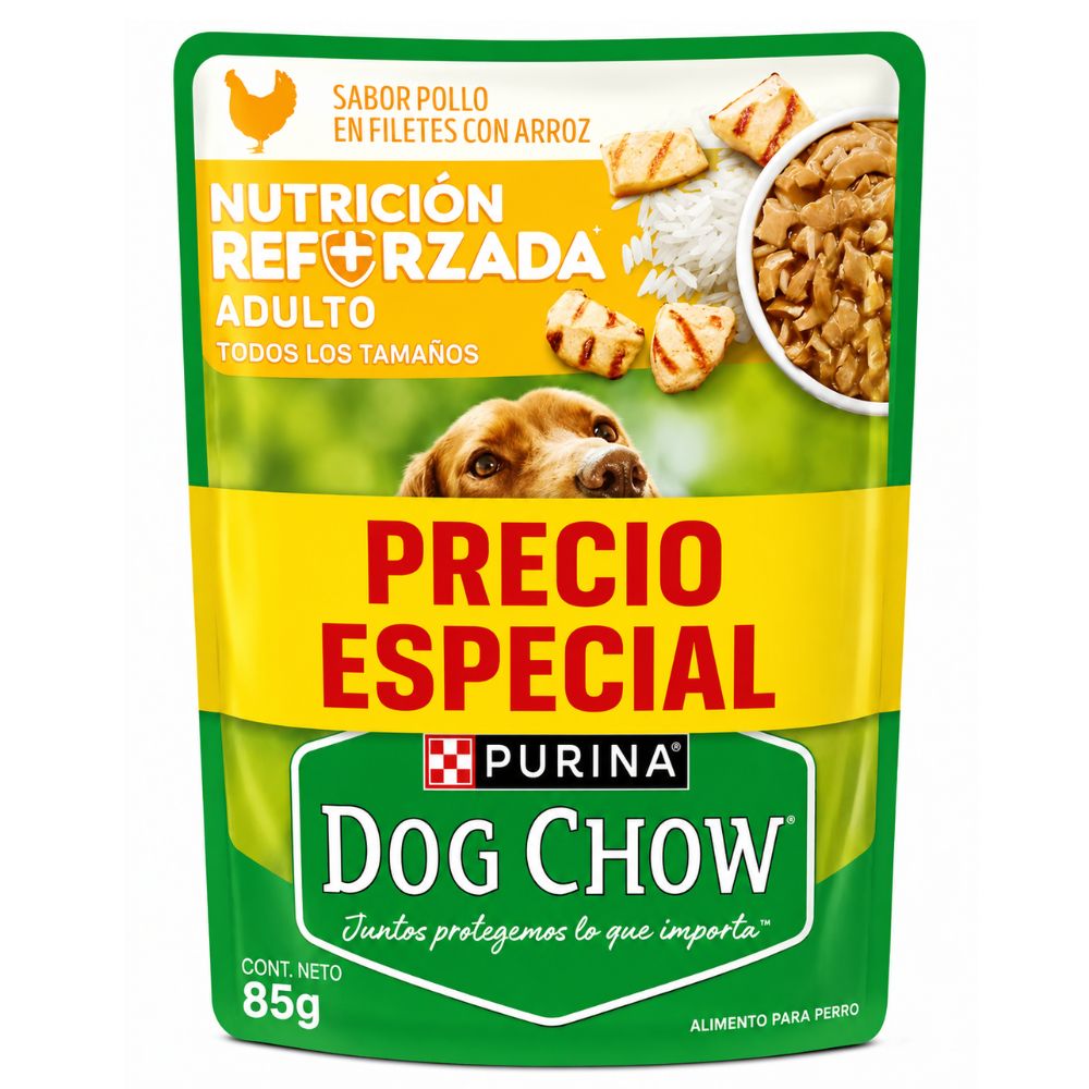 Alimento Húmedo Para Perro Dog Chow Multipack Pollo x10 Unidades 85 gr