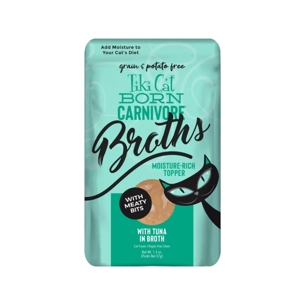 Pouch Tiki Cat Broth F Atun 80 Gramos