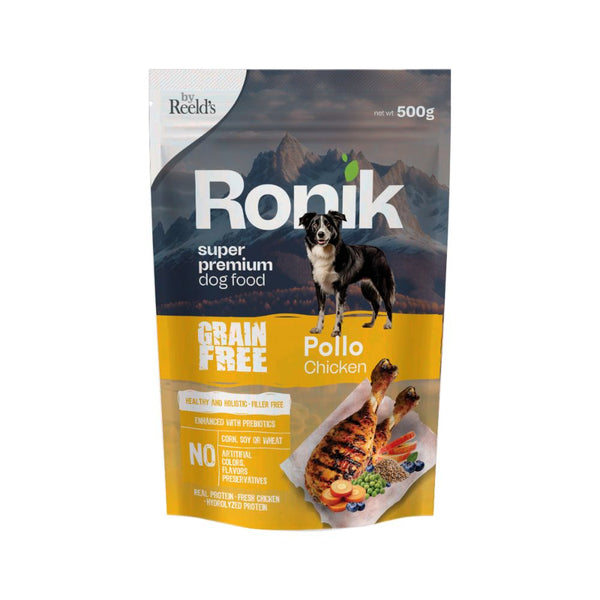 Alimento Húmedo Para Perros Reelds Ronik Grain Free Pollo 500gr