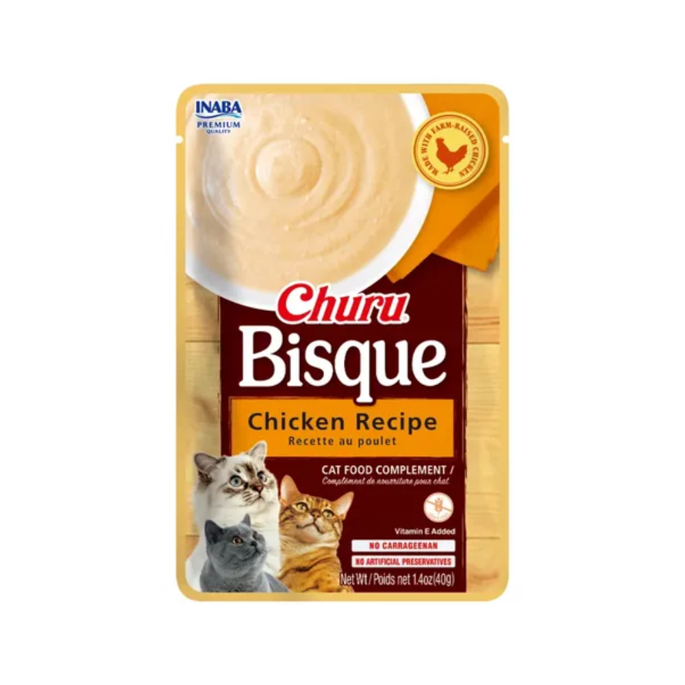 Churu Bisque Sanck Gato Pollo 40 gramos