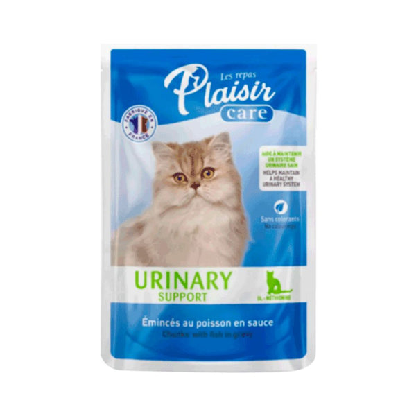 Alimento humedo para gatos Plaisir Urinary Support 85 Gr