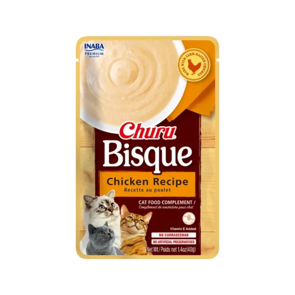 Churu  Snack Bisque Gato Pollo 40 gramos