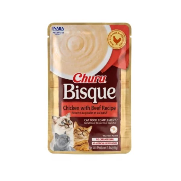 Churu Snack Bisque Gato Pollo y Carne 40 gramos