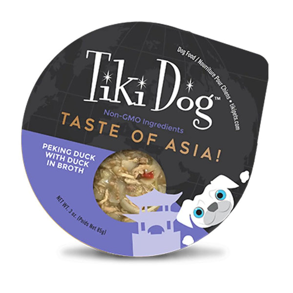 Alimento húmedo para perro Tiki Dog Taste Of Asia pato Peking 85 gr
