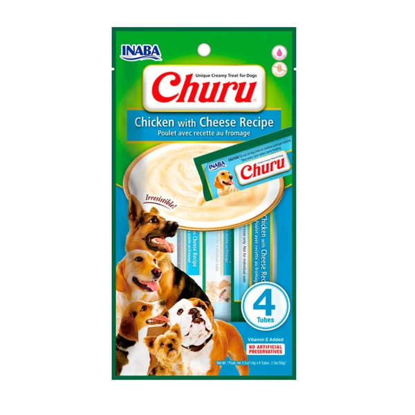 Churu Snack Perro Pollo y Queso 56 Gramos