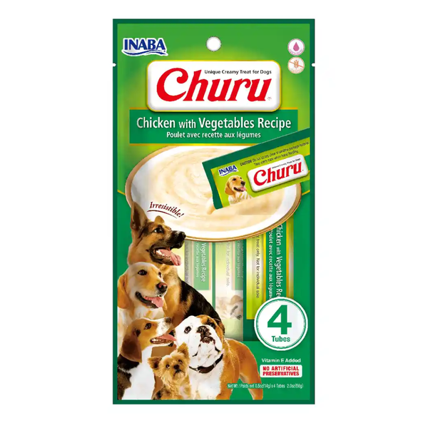Churu Snack Perro Pollo y Vegetales 56 Gramos