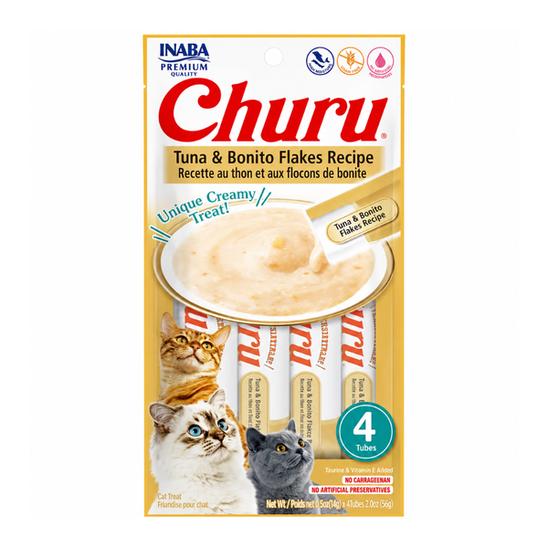 Churu Snack Gatos atún con Bonito 56gr