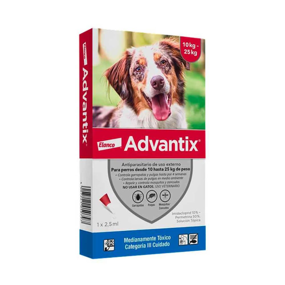 Antipulgas Advantix perro 10-25 kg