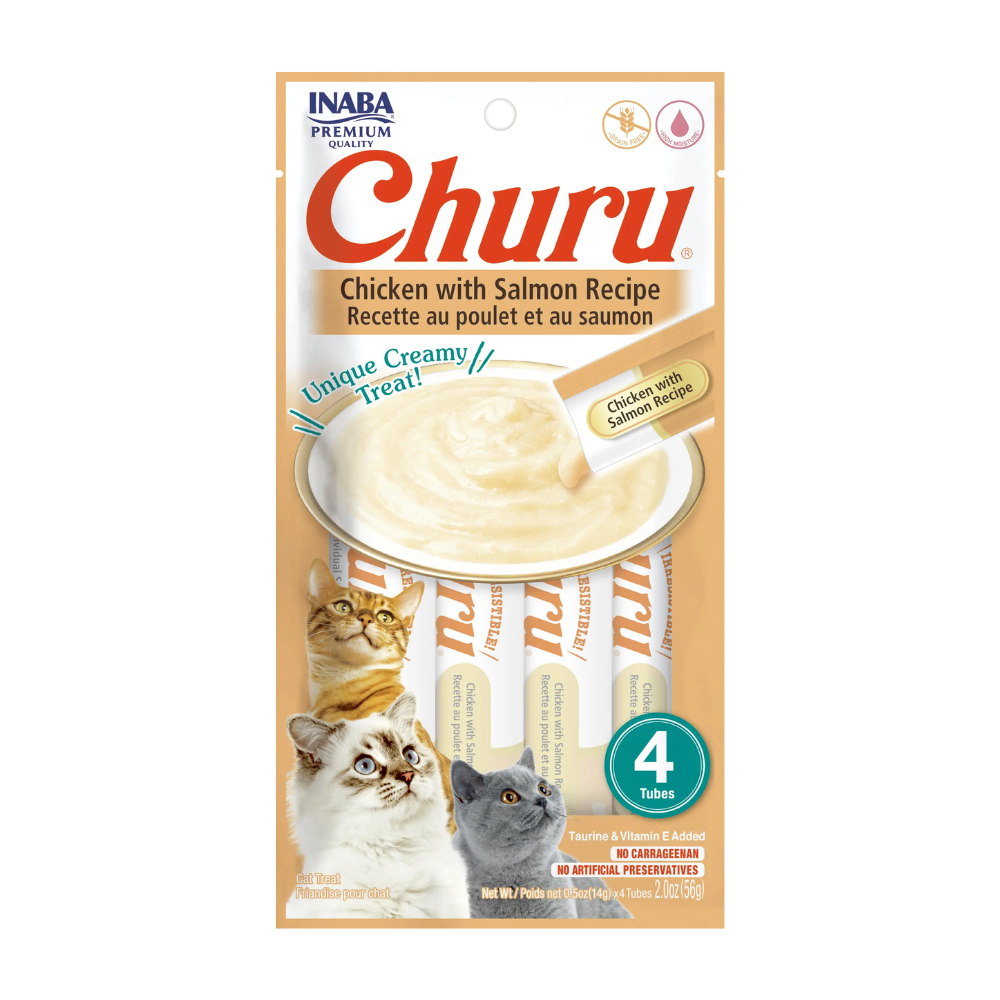 Churu Snack Gatos Pollo Y Salmon  56gr