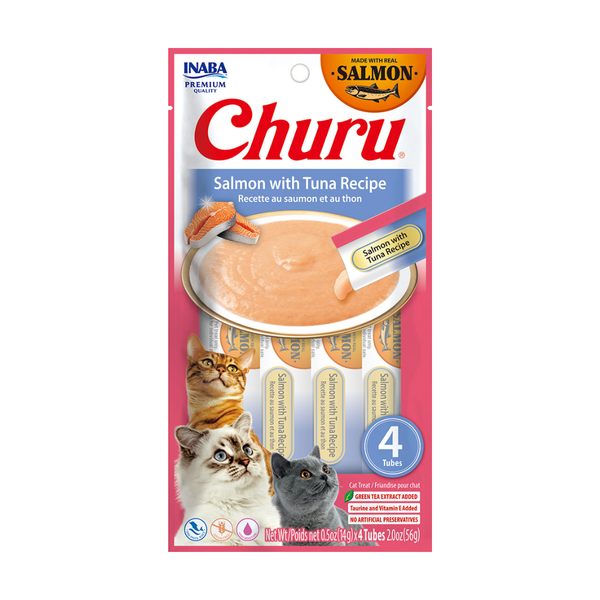 Churu Snack Gatos Salmon y  Atun 56gr