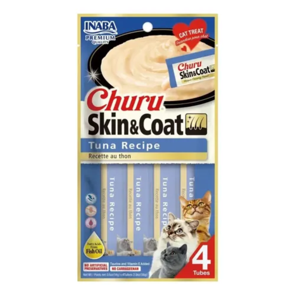 Churu Snack Gatos Skin Coat Atun  56gr