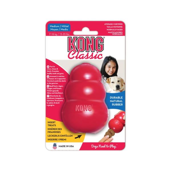 Kong juguete Para Perro Caucho Classic  Portapasabocas