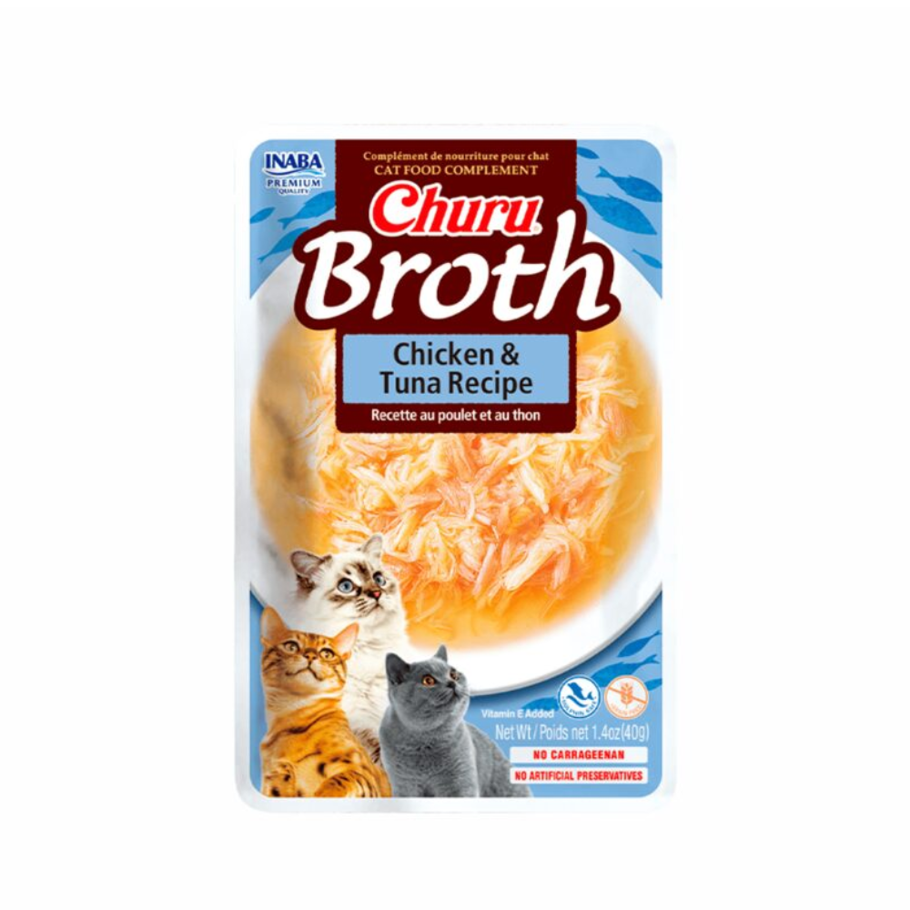Churu Snack Broth Gato Pollo y Pollo 40 Gramos