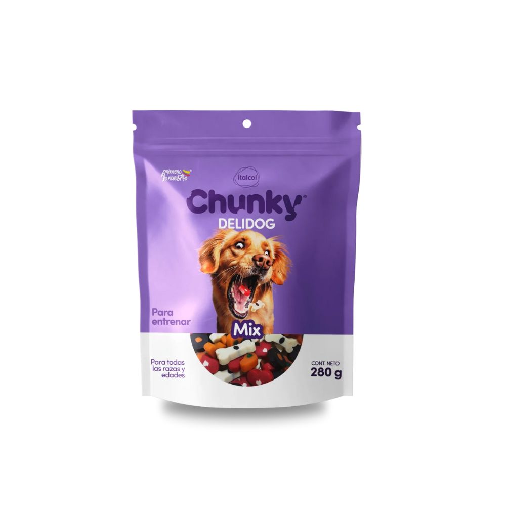 Snack Chunky para Perro Delidog Mix